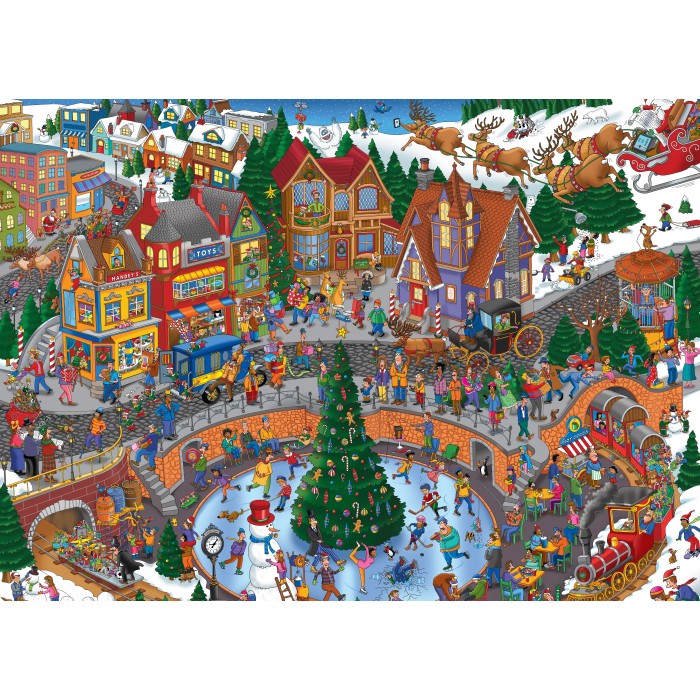 Puzzle Grafika-F-33389 Holiday Havoc