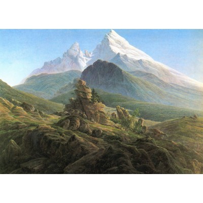 Grafika - 500 pièces - Caspar David Friedrich - Le Watzmann, 1825