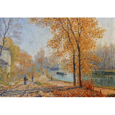 Grafika - 1000 pièces - Francis Picabia - Les Bords du Loing, Effet d'Automne le Matin à Moret, 1904