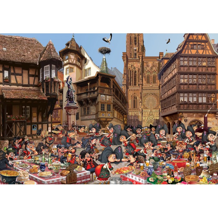 Puzzle Grafika-F-33431 François Ruyer - L'Alsace