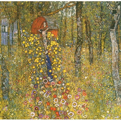 Grafika - 1000 pièces - Gustav Klimt : Farm Garden with Crucifix, 1911-1912