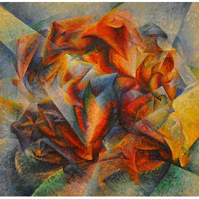 Grafika - 1000 pièces - Umberto Boccioni: Dinamismo di un ciclista è un dipinto, 1913