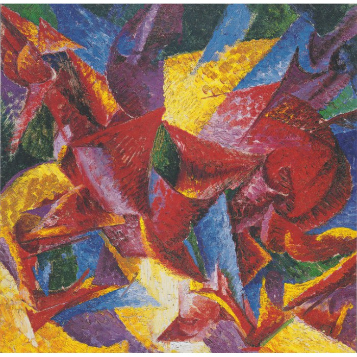 Puzzle Grafika-F-33446 Umberto Boccioni: Forme plastiche di un Cavallo, 1914