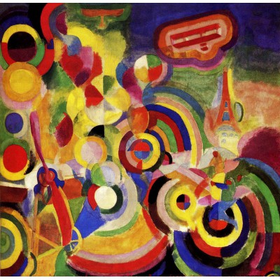 Grafika - 1000 pièces - Robert Delaunay : Hommage à Blériot, 1914