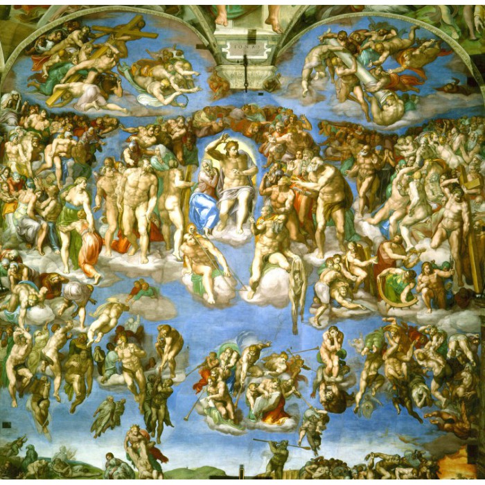 Puzzle Grafika-F-33455 Michelangelo : Judgement Day