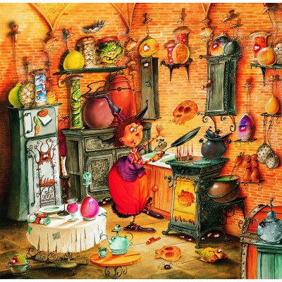 Grafika - 1000 pièces - François Ruyer - La Sorcière aux Fourneaux