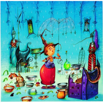 Grafika - 1000 pièces - François Ruyer - La Sorcière au Parapluie