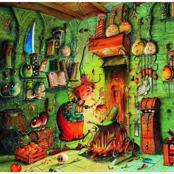 Puzzle Grafika-F-33476 François Ruyer - Witch