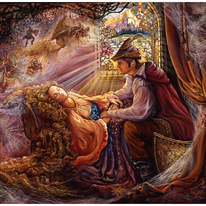 Puzzle Grafika-F-33483 Josephine Wall - Sleeping Beauty
