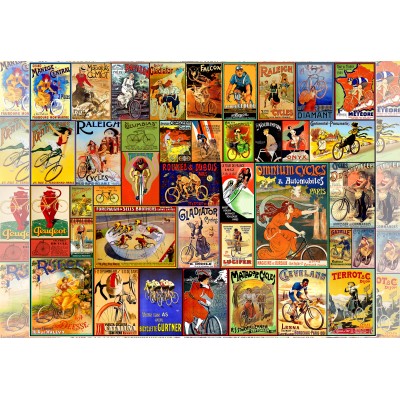 Grafika - 1000 pièces - Vintage Bicycle Posters