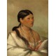 Grafika - George Catlin: The Female Eagle - Shawano, 1830