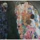 Grafika - Gustav Klimt : La Vie et la Mort, 1916