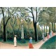 Grafika - Henri Rousseau: Le Jardin du Luxembourg, 1909