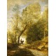 Grafika - Jean-Baptiste-Camille Corot : La Forêt de Coubron, 1872