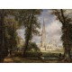 Grafika - John Constable : La Cathédrale de Salisbury, 1825