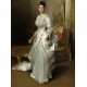 Grafika - John Singer Sargent: Margaret Stuyvesant Rutherfurd White (Mrs. Henry White), 1883