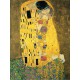 Grafika - Klimt Gustav : The Kiss, 1907-1908