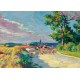 Grafika - Maximilien Luce - Paysage près de Méréville, 1905