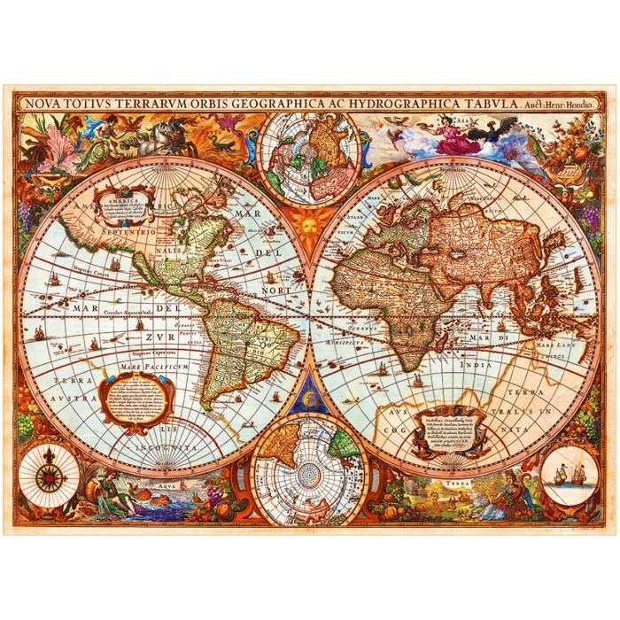 Puzzle World's map