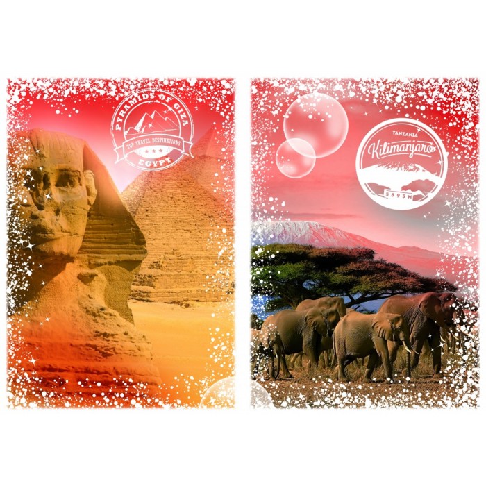 Puzzle Travel Around The World Africa Egypt And Kenya Grafika T 00206 1000 Pieces Jigsaw Puzzles Mountains Jigsaw Puzzle