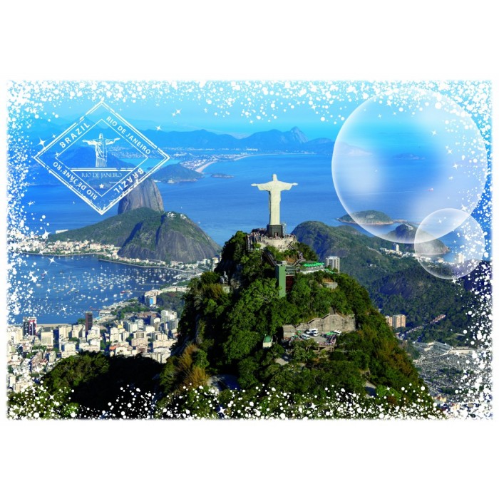 Puzzle Travel Around The World Brazil Grafika T 00228 1000 Pieces Jigsaw Puzzles Monuments Jigsaw Puzzle