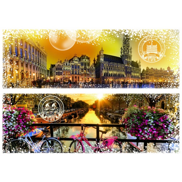 Puzzle Travel Around The World Belgium And The Netherlands Grafika T 00232 1000 Pieces Jigsaw Puzzles Towns And Villages Jigsaw Puzzle