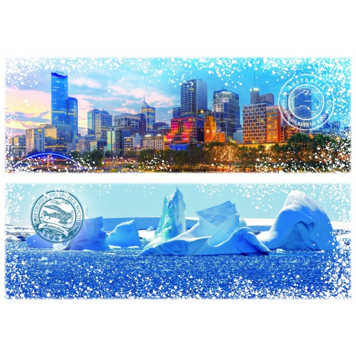 Puzzle Travel Around The World Australia And Antarctica Grafika T 00240 1000 Pieces Jigsaw Puzzles Natural And National Parks Jigsaw Puzzle