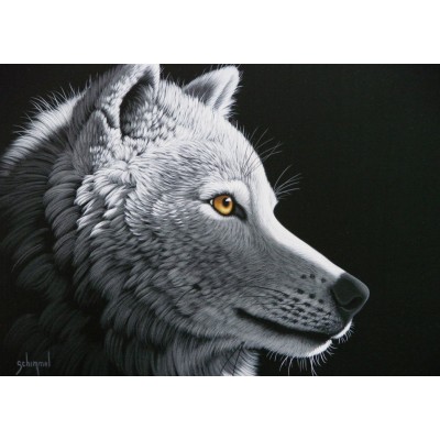 Grafika - 1000 pièces - Schim Schimmel - Wolf Light