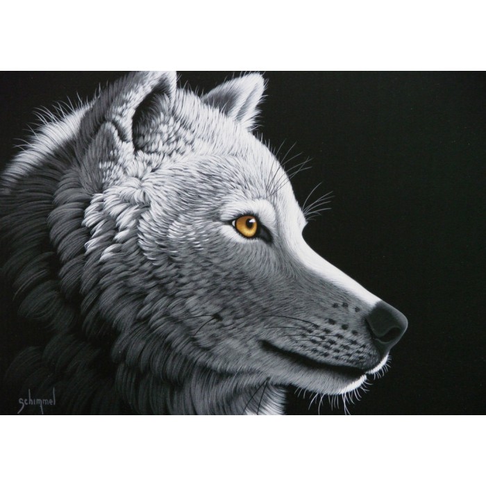 Puzzle Grafika-T-00409 Schim Schimmel - Wolf Light