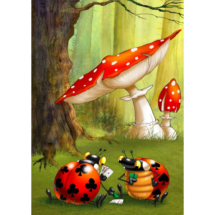 Puzzle Francois Ruyer Poker Grafika T 004 1000 Pieces Jigsaw Puzzles Humour And Satire Jigsaw Puzzle