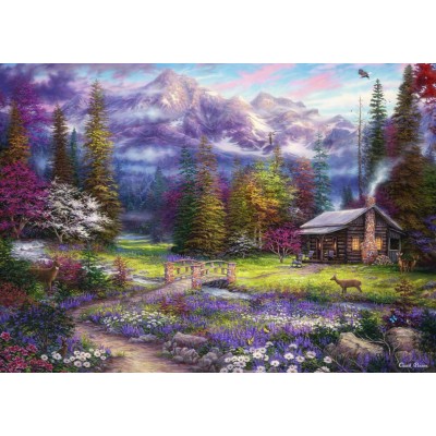 grafika-Puzzle - 1000 pieces - Chuck Pinson - Inspiration of Spring Meadows