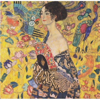 Grafika - 1000 pièces - Gustav Klimt : Dame à l'éventail, 1917-1918