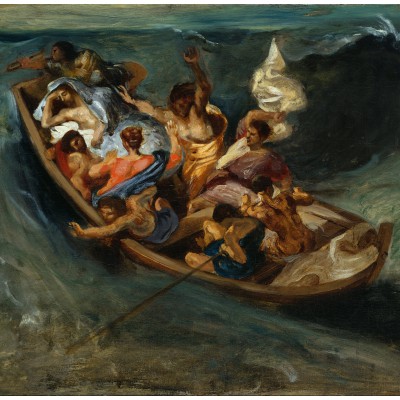 grafika-Puzzle - 1000 pieces - Delacroix Eugène: Christ on the Sea of Galilee, 1841