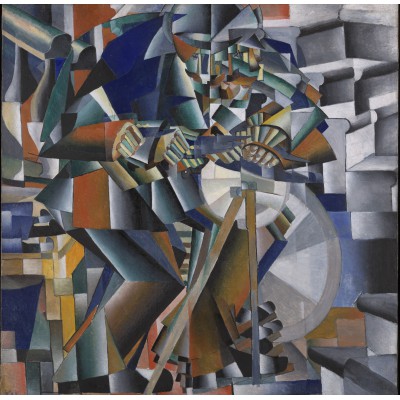 Grafika - 1000 pièces - Kasimir Malevich: The Knifegrinder, 1912-13
