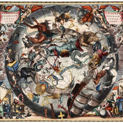 Grafika - 1000 pièces - Andreas Cellarius: Southern Hemisphere Constellations, 1661