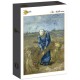 Grafika - Vincent van Gogh - Peasant woman binding sheaves (after Millet)