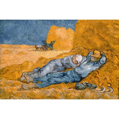 grafika-Puzzle - 12 pieces - Van Gogh Vincent: La Sieste (d'après Millet), 1890