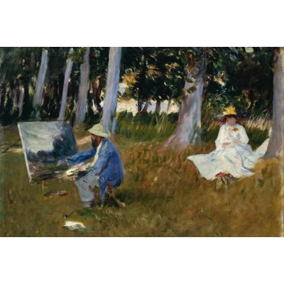 grafika-Puzzle - 12 pieces - Claude Monet by John Singer Sargent, 1885