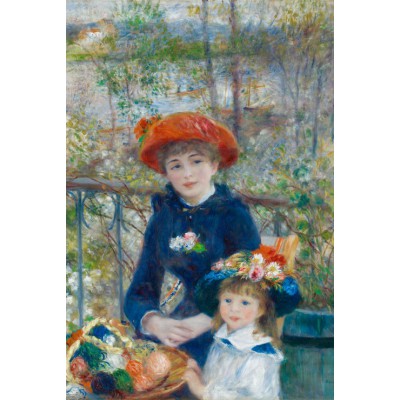 grafika-Puzzle - 12 pieces - Auguste Renoir: The Two Sisters, On the Terrace, 1881