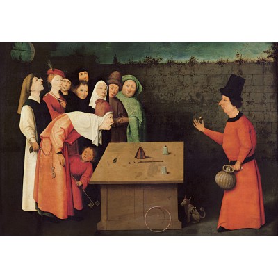 grafika-Puzzle - 12 pieces - Bosch: The Conjurer, 1502