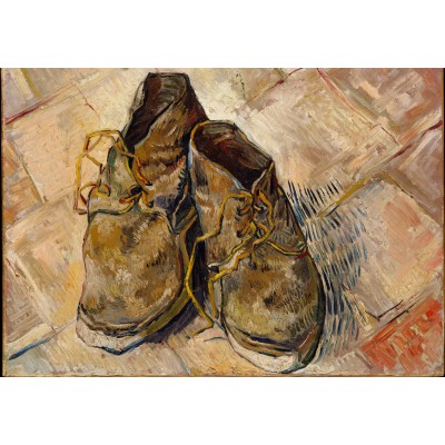 grafika-Puzzle - 12 pieces - Van Gogh: Shoes, 1888