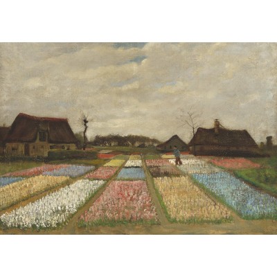 Grafika - 12 pièces - Vincent Van Gogh - Flower Beds in Holland, 1883
