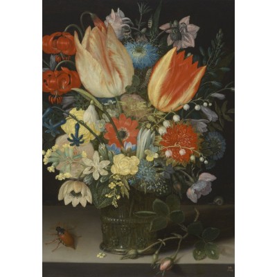 Grafika - 12 pièces - Peter Binoit: Nature Morte avec des Tulipes, 1623