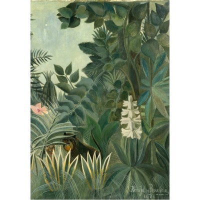 Grafika - 12 pièces - Henri Rousseau : La Jungle Equatoriale, 1909