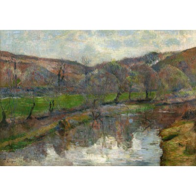 grafika-Puzzle - 12 pieces - Paul Gauguin : Brittany Landscape, 1888