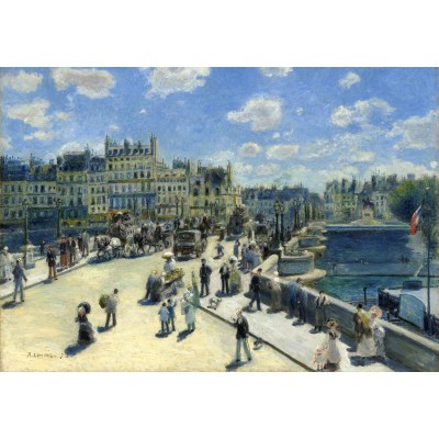 Grafika - 12 pièces - Auguste Renoir : Pont Neuf, Paris, 1872