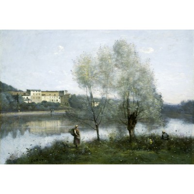 grafika-Puzzle - 12 pieces - Jean-Baptiste-Camille Corot: Ville-d'Avray, 1865