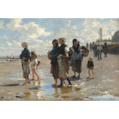 Grafika - 12 pièces - John Singer Sargent: Setting Out to Fish, 1878