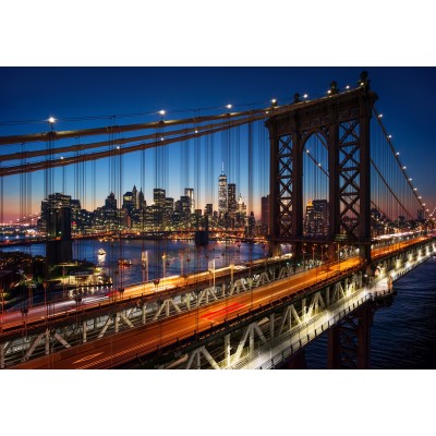 Grafika - 12 pièces - Brooklyn Bridge, Manhattan, New York