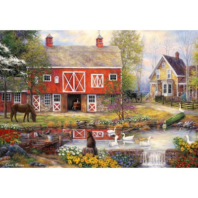 grafika-Puzzle - 12 pieces - Chuck Pinson - Reflections On Country Living